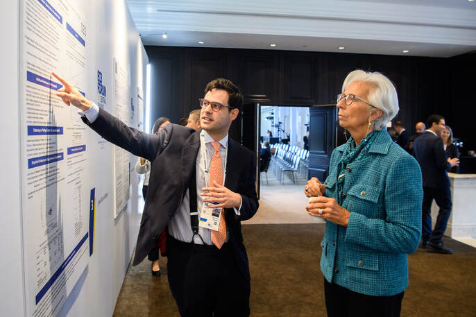 Presenting at ECB Sintra Forum 2022